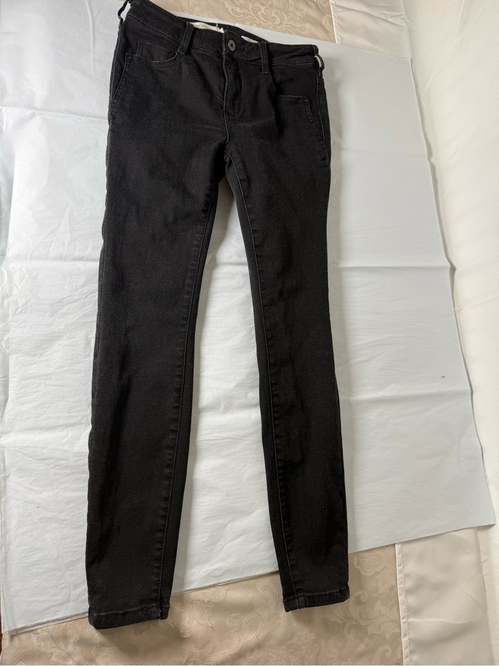 Anthropologie Pilcro High Rise Stretch Ankle Skinny Jeans Black 26 - Picture 11 of 14